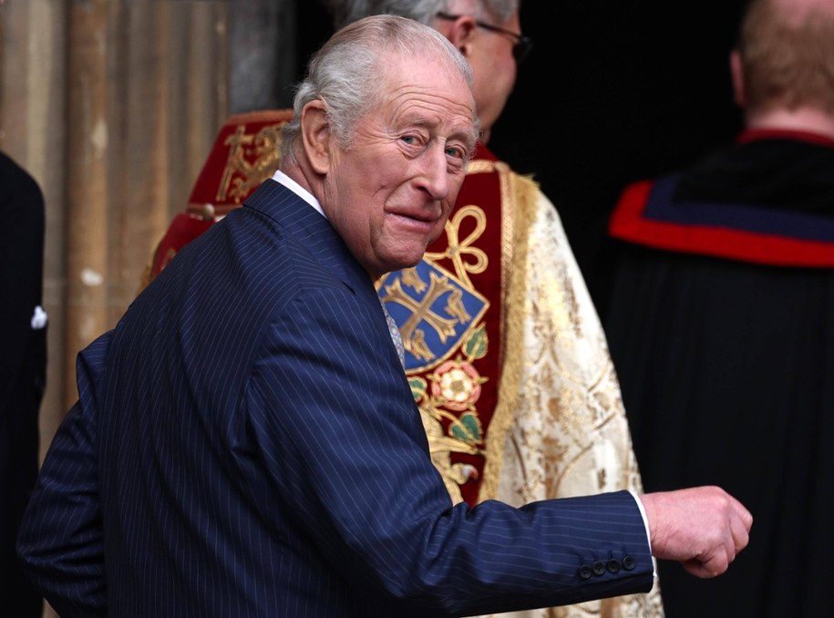 Król Wielkiej Brytanii Karol III /NEIL HALL /PAP/EPA