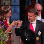 Królewski bankiet: Macron, gwiazdy i wielki powrót księżnej Kate