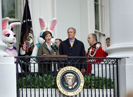 Królik - najsłynniejszy symbol Wielkanocy w USA /AFP