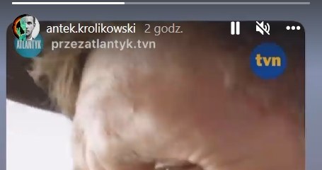 Królikowski o nowym programie /Screen z instastory www.instagram.com/antek.krolikowski /Instagram
