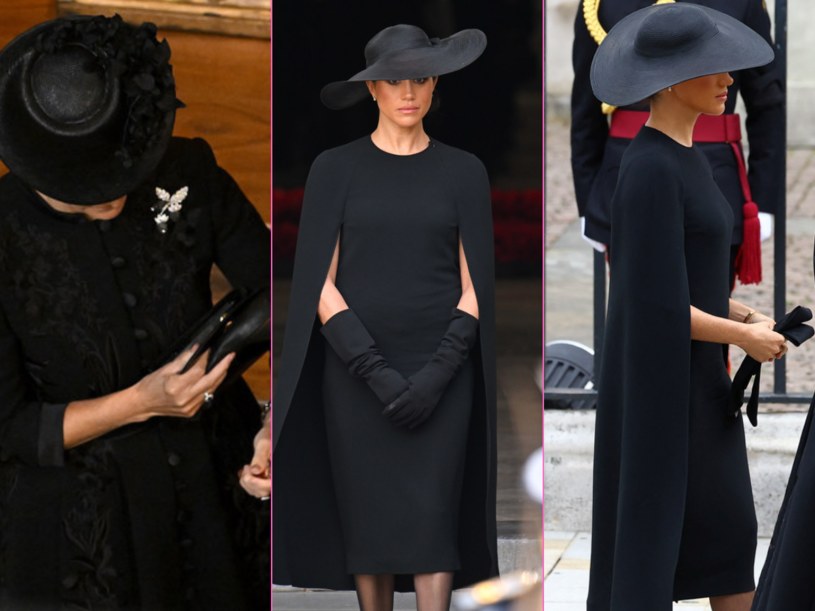 Królowa Elżbieta - gest kobiet na pogrzebie /Getty Images