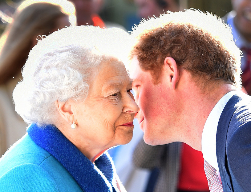 Królowa Elżbieta i książę Harry /WPA Pool /Getty Images