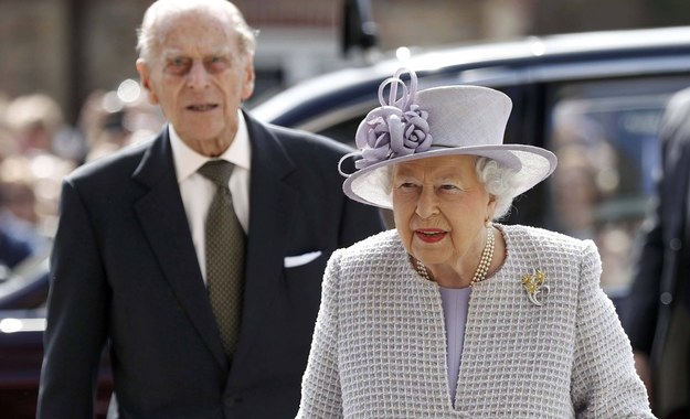 Królowa Elżbieta II i jej mąż książę Filip /PETER NICHOLLS /PAP/EPA