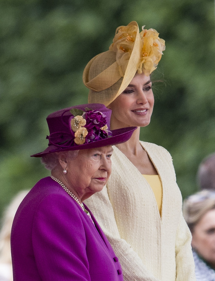 Królowa Elżbieta II i królowa Letizia /Mark Cuthbert /Getty Images