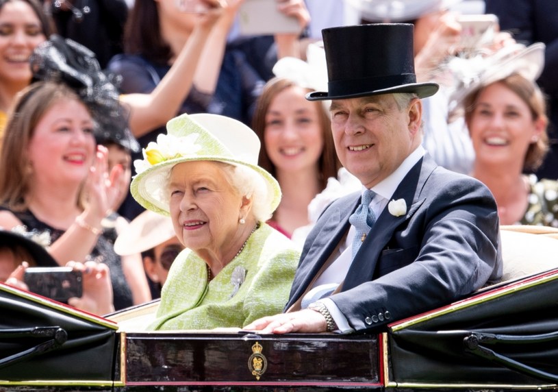 Królowa Elżbieta II i książę Andrzej (2019) /Mark Cuthbert /Getty Images