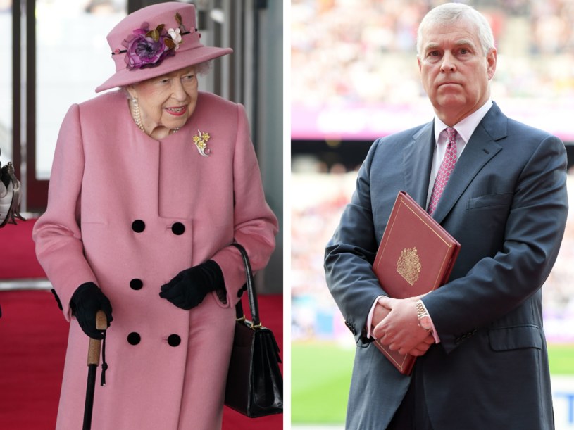Królowa Elżbieta II i książę Andrzej /Jacob King /Getty Images