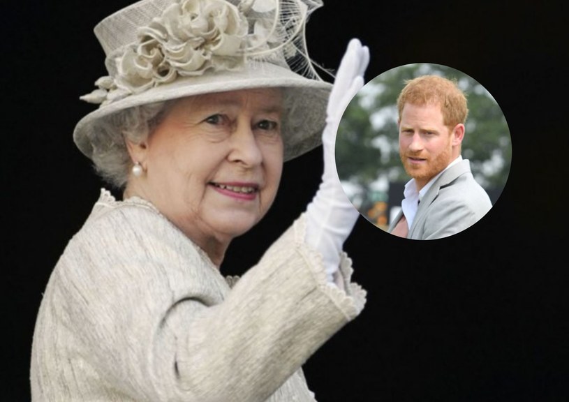 Królowa Elżbieta II i książę Harry /Tim Graham /Getty Images