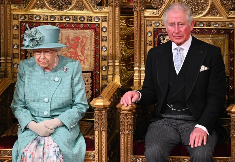 Królowa Elżbieta II i książę Karol /WPA Pool / Pool /Getty Images