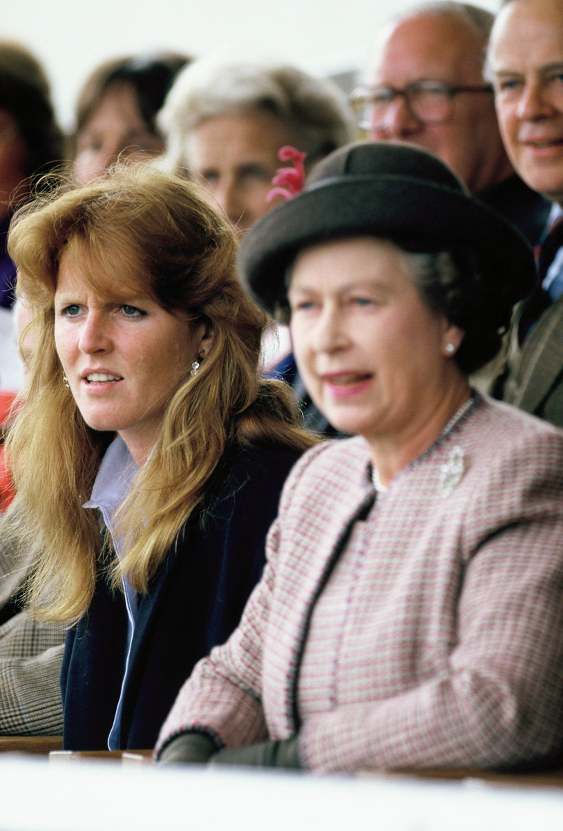Królowa Elżbieta II i księżna Yorku /Georges De Keerle/Getty Images /Getty Images