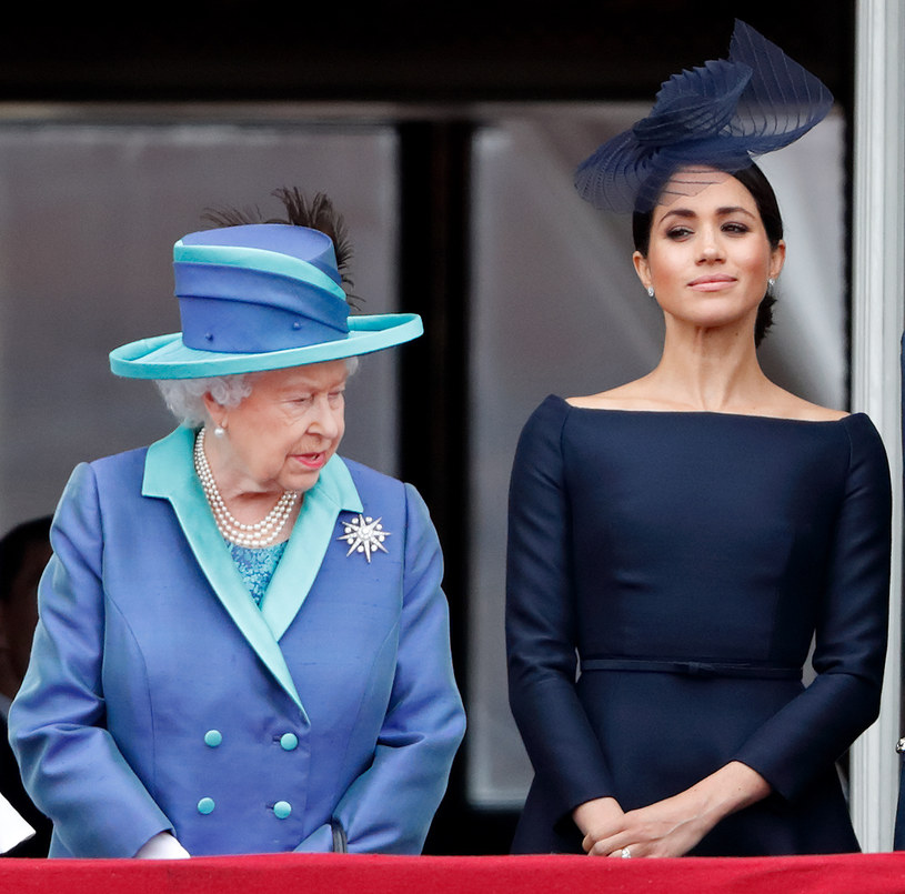 Królowa Elżbieta II i Meghan Markle /Max Mumby/Indigo /Getty Images