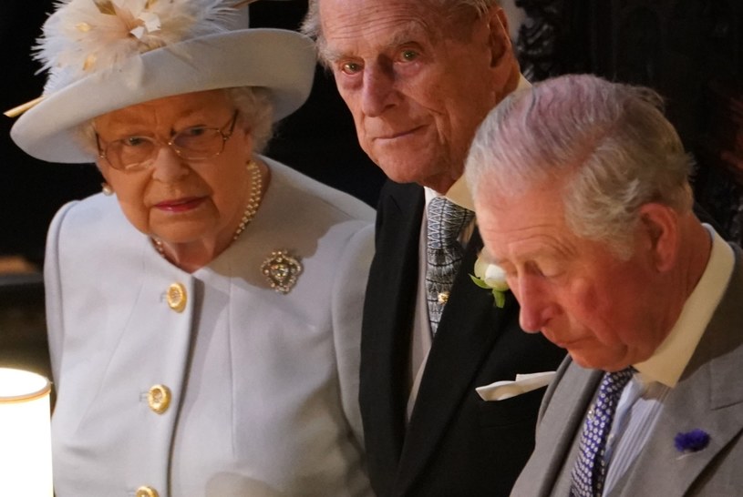 Królowa Elżbieta II, książę Filip i Karol III /Getty Images
