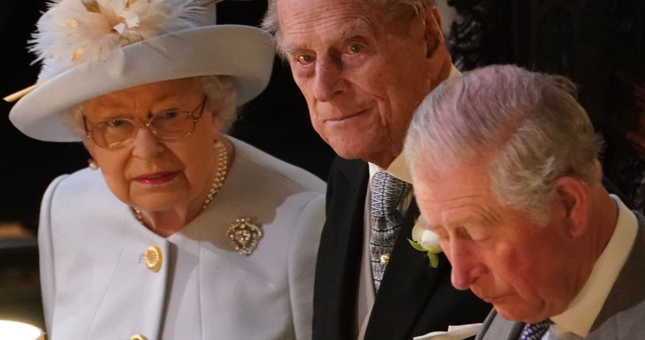 Królowa Elżbieta II, książę Filip i Karol III /Getty Images