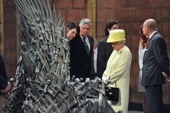 Królowa Elżbieta II na planie "Gry o Tron"