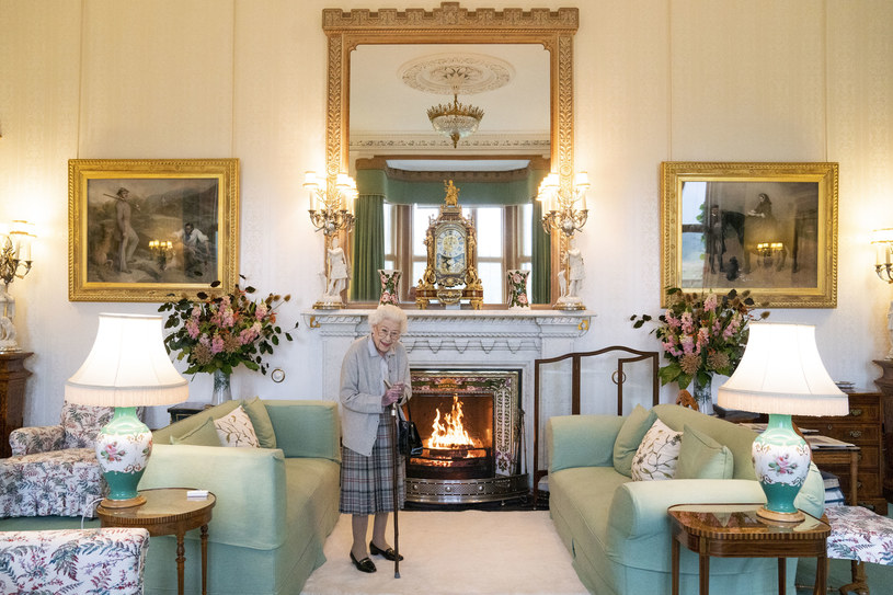 Królowa Elżbieta II oczekiwała na Liz Truss w swojej posiadłości w Balmoral /WPA Pool /Getty Images