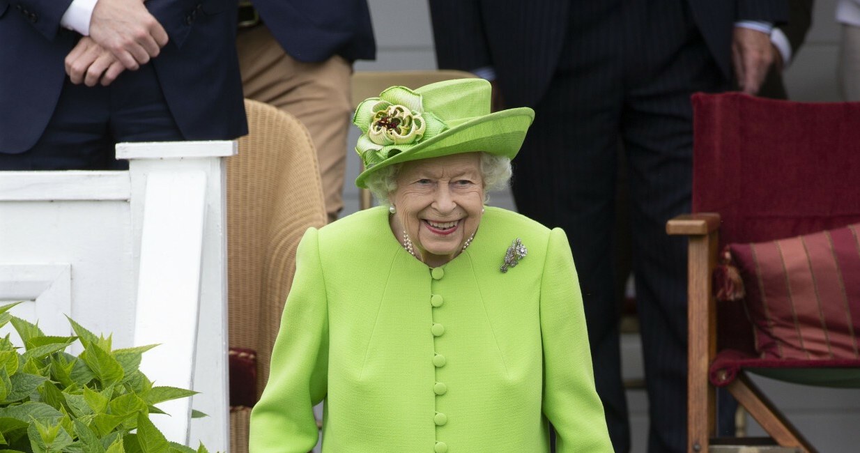 Królowa Elżbieta II podczas finału zawodów polo /David Hartley/Shutterstock /East News