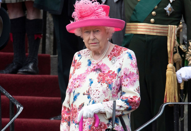 Królowa Elżbieta II podczas wizyty w Szkocji / 	Jane Barlow /AFP