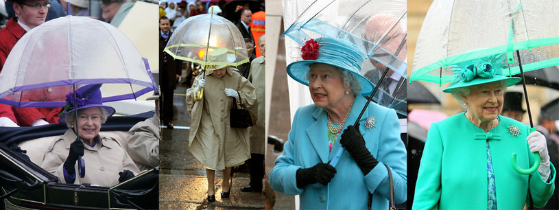 Królowa Elżbieta posiada pokaźną kolekcję parasoli /Getty Images