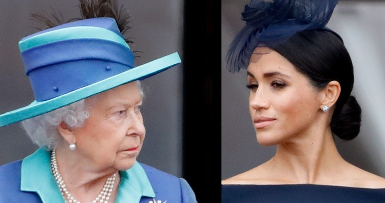 Królowa i Meghan /Pool /Getty Images