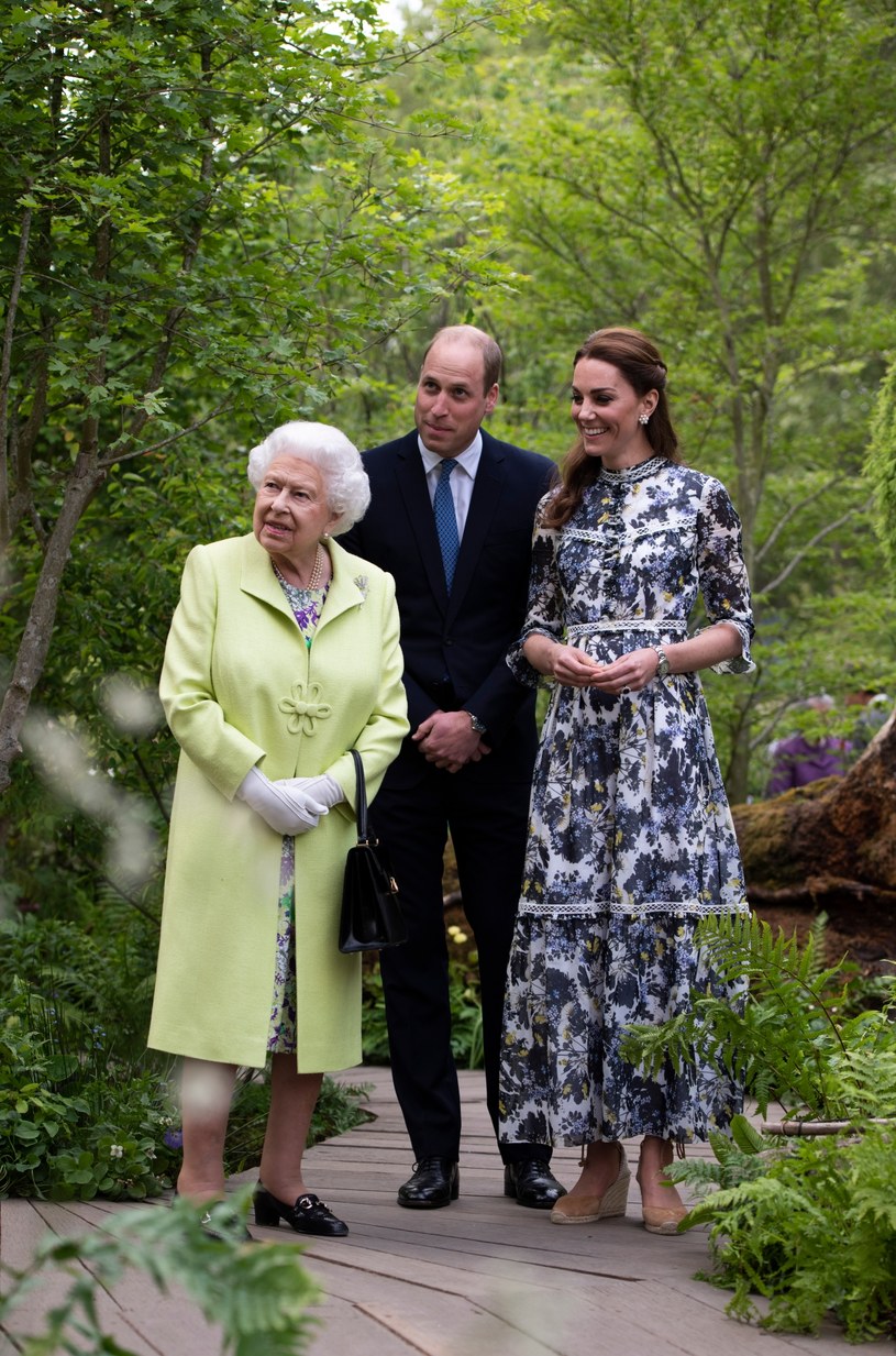 Królowa, książę William i księżna Kate /WPA Pool /Getty Images