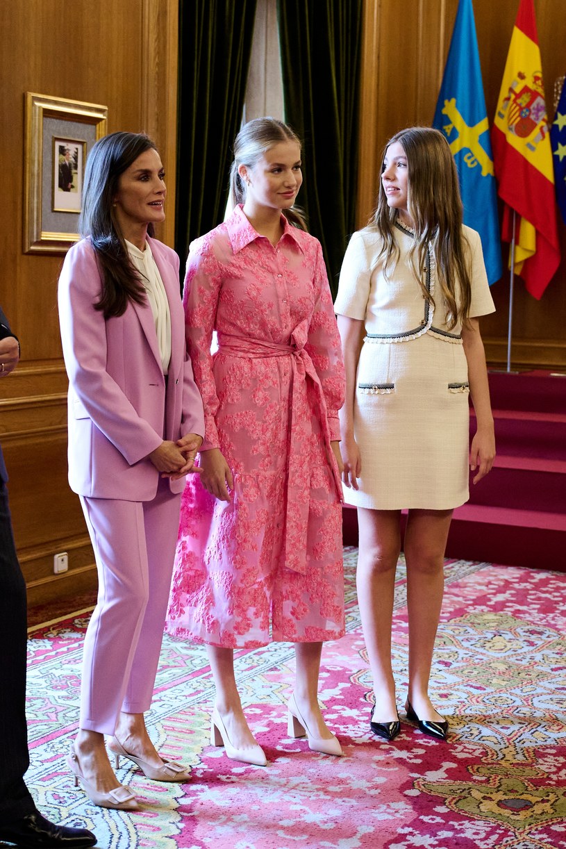 Królowa Letycja, księżniczka Eleonora i księżniczka Zofia /Getty Images