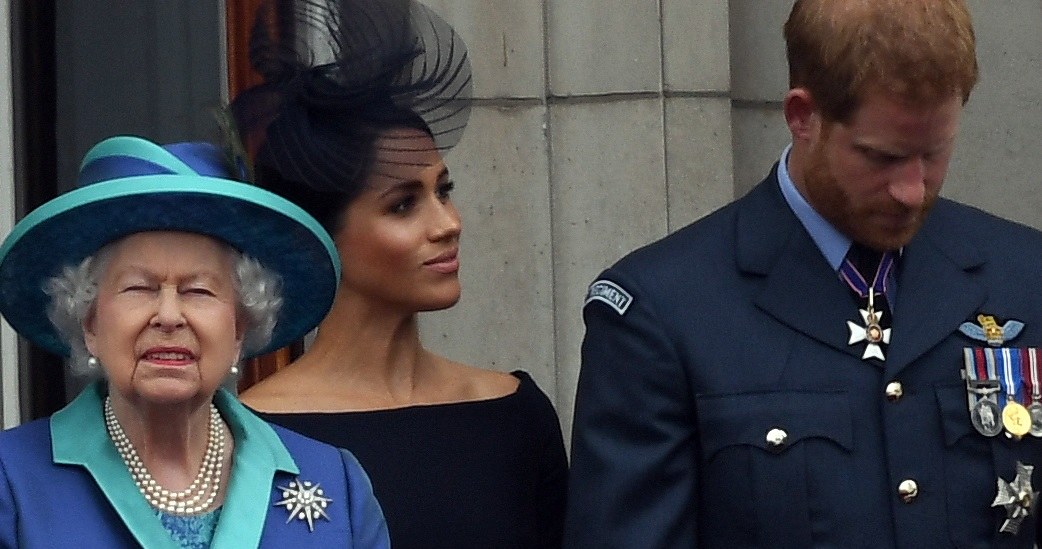 Królowa, Meghan i Harry /Anwar Hussein /Getty Images