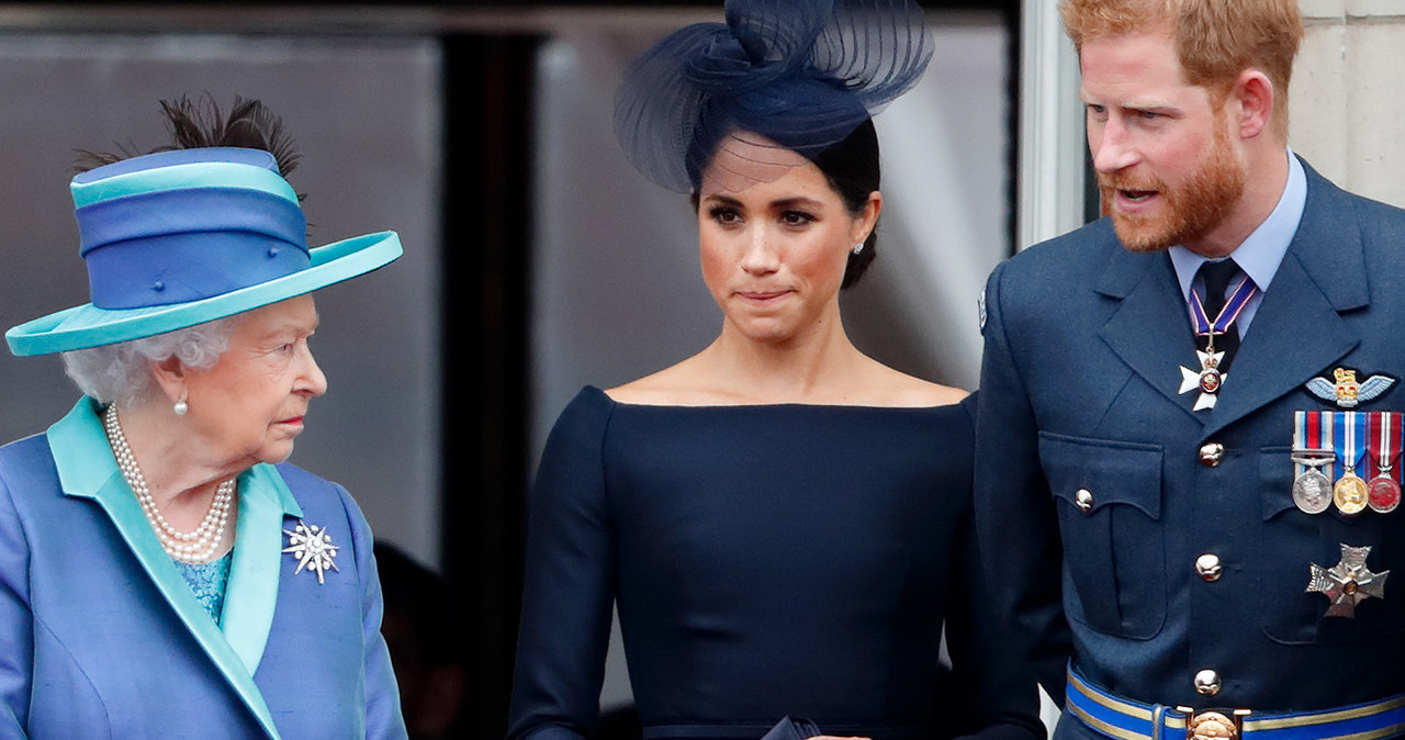 Królowa pozbawiła Meghan i Harry'ego tytułów? /Max Mumby/Indigo /Getty Images