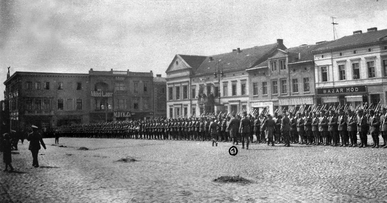 Krotoszyn, 1919; Powstanie wielkopolskie, 10 pułk strzelców wielkopolskich /reprodukcja FoKa /Agencja FORUM