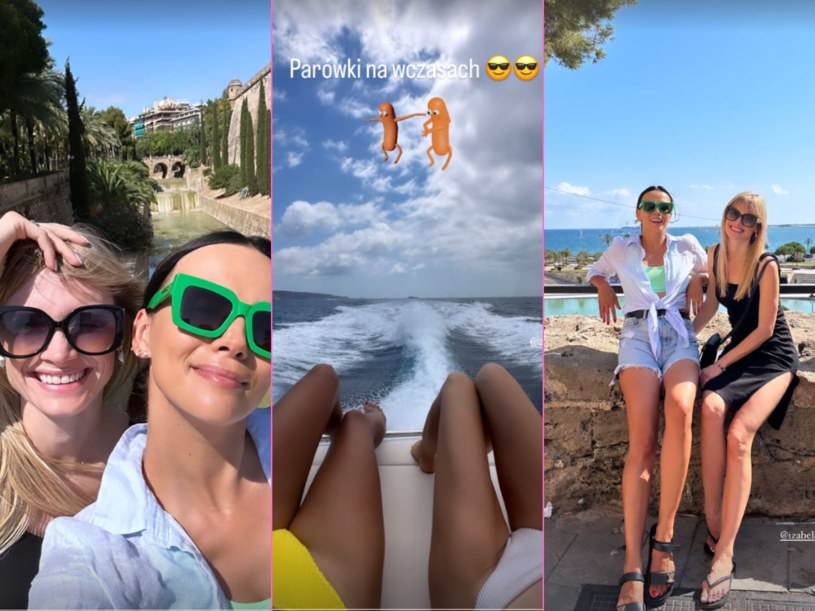 Krupińska z mężem i przyjaciółką na wakacjach /@pkrupinska /Instagram