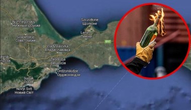 Krym: Rzuciła koktajlem Mołotowa w komendę. Nauczycielka zatrzymana