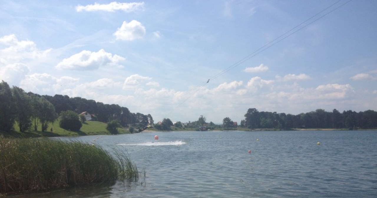 Kryspinów przyciąga pierwszych plażowiczy