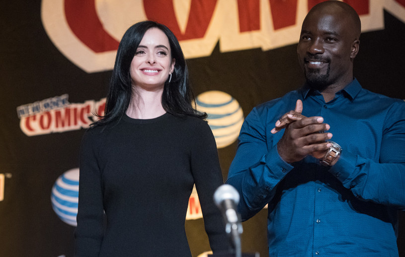 Krysten Ritter, Mike Colter /Dave Kotinsky /Getty Images