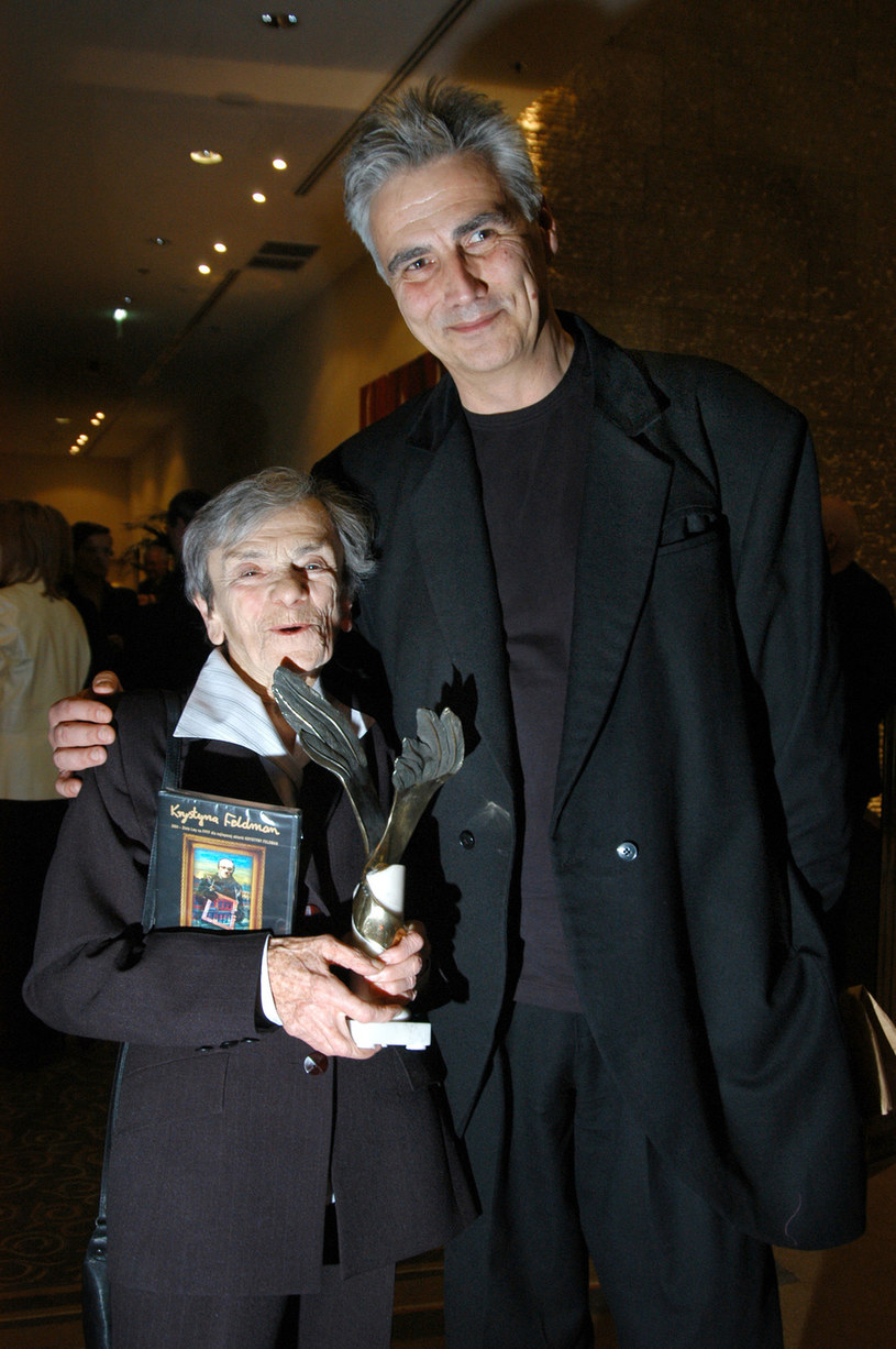 Krystyna Feldman i Krzysztof Krauze w 2005 roku /AKPA