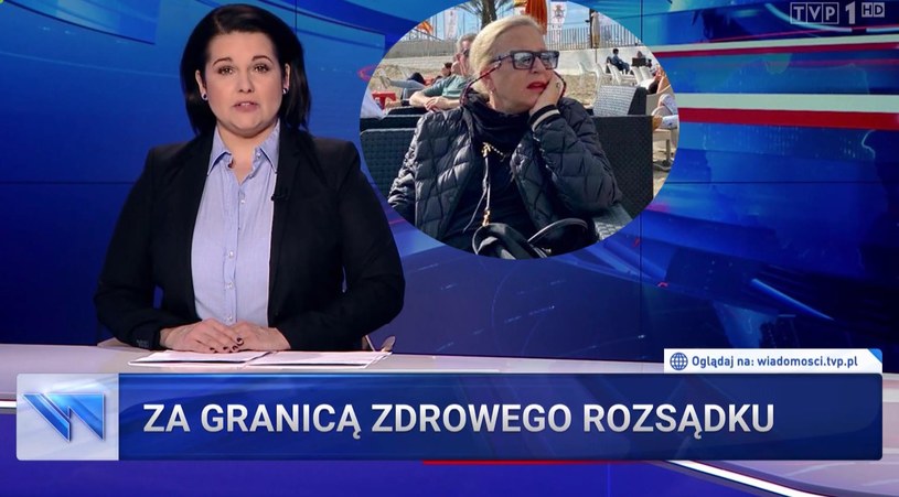 Krystyna Janda krytykowana w "Wiadomościach" /wiadomosci.tvp.pl/ /materiał zewnętrzny