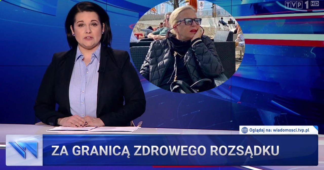 Krystyna Janda krytykowana w "Wiadomościach" /wiadomosci.tvp.pl/ /materiał zewnętrzny