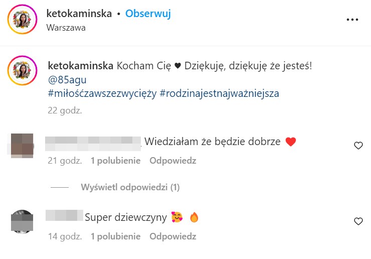 Krystyna Kamińska /Instagram @ketokaminska /Instagram