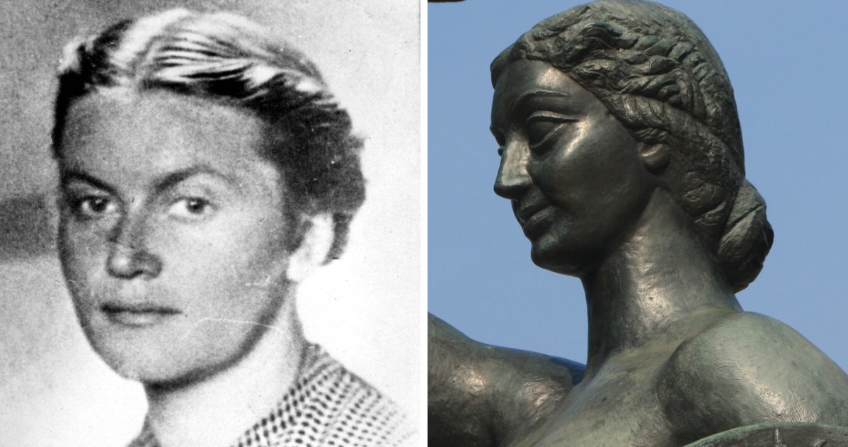 Krystyna Krahelska w 1937 r. była modelką dla znanego pomnika /Domena publiczna /Wikimedia