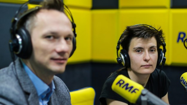 Krystyna Macioszek i Paweł Wojtkiewicz z firmy GMV. /Jakub Rutka /RMF FM