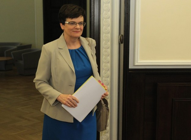 Krystyna Szumilas. /Radek Pietruszka /PAP/EPA