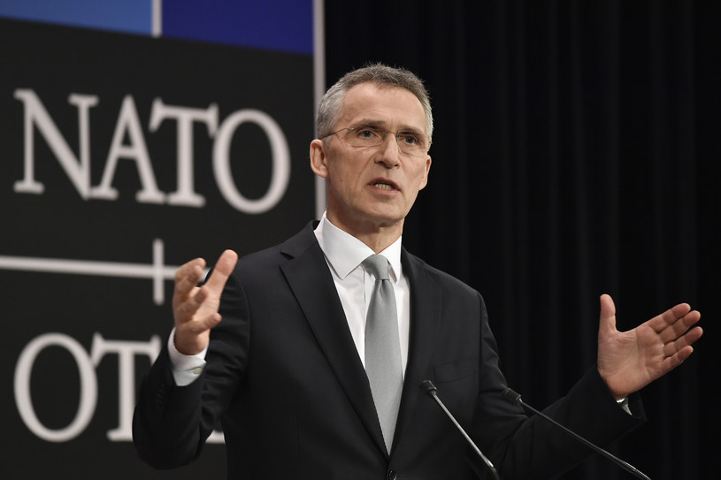 Kryzys na Ukrainie. NATO odpowiada Rosji. Jens Stoltenberg apeluje do władz w Moskwie /JOHN THYS / /AFP