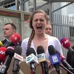 Krzyk aktywistki. Chciała zwrócić uwagę na sytuację na Białorusi