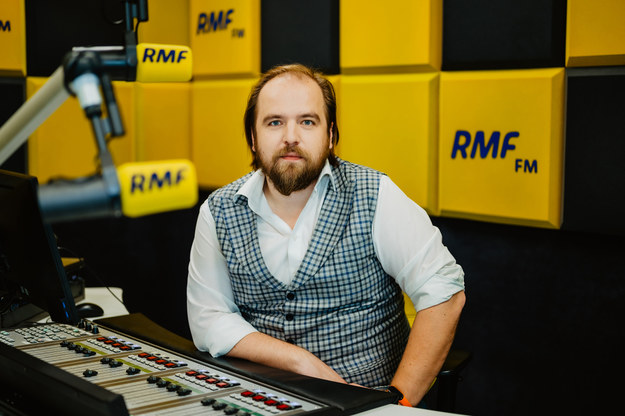 Krzysztof Berenda w studio RMF FM /fot. Karolina Jóźwiak /