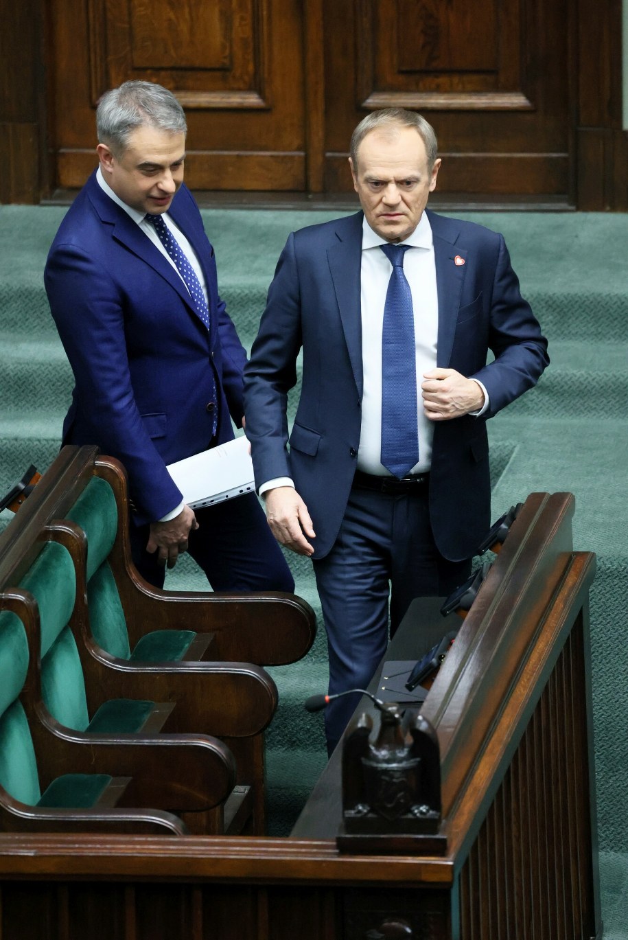 Krzysztof Gawkowski i Donald Tusk /	Wojciech Olkuśnik /East News