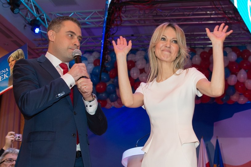Krzysztof Gawkowski - znawca perfum i Magdalena Ogórek - jego muza? /Krystian Maj /Agencja FORUM