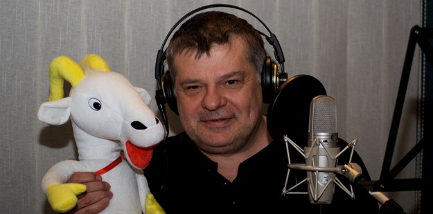 Krzysztof Globisz z Koziołkiem /Maciej Nycz /RMF FM
