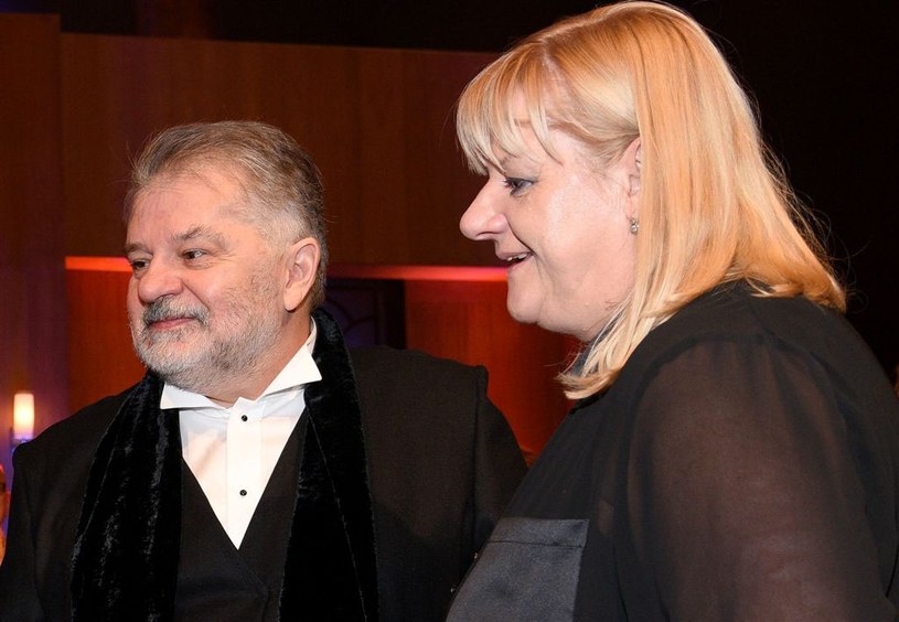 Krzysztof Globisz z żoną Agnieszką /AIM /Źródło: AIM