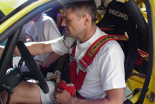Krzysztof Hołowczyc w Seacie Cordoba WRC /INTERIA.PL