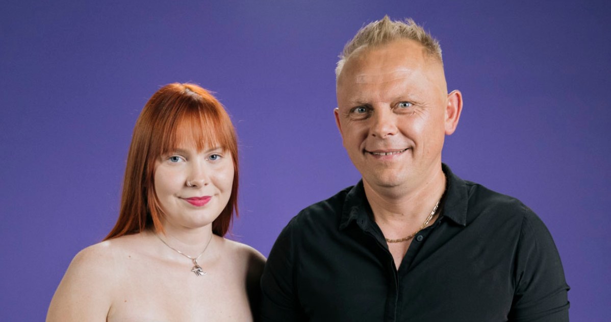 Krzysztof i Sylwia z programu "Moja mama i twój tata" /Polsat /Polsat Promocja