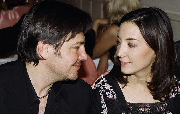 Krzysztof Ibisz z pierwszą żoną w 2003 roku, fot. Mikulski &nbsp; /AKPA