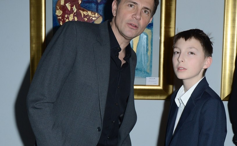 Krzysztof Ibisz z synem Maksymilianem /Radoslaw Nawrocki /Agencja FORUM