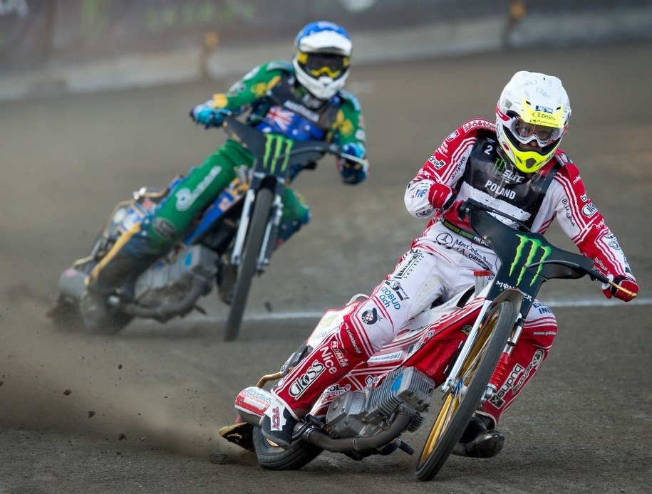 Krzysztof Kasprzak ucieka rywalom /Tytus Żmijewski /PAP